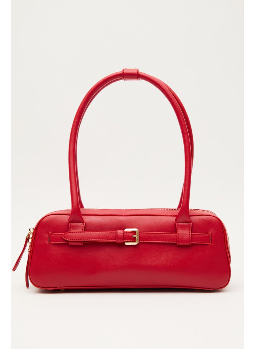 Manuka - Ashley Belt Shoulder Bag Red - Image 1