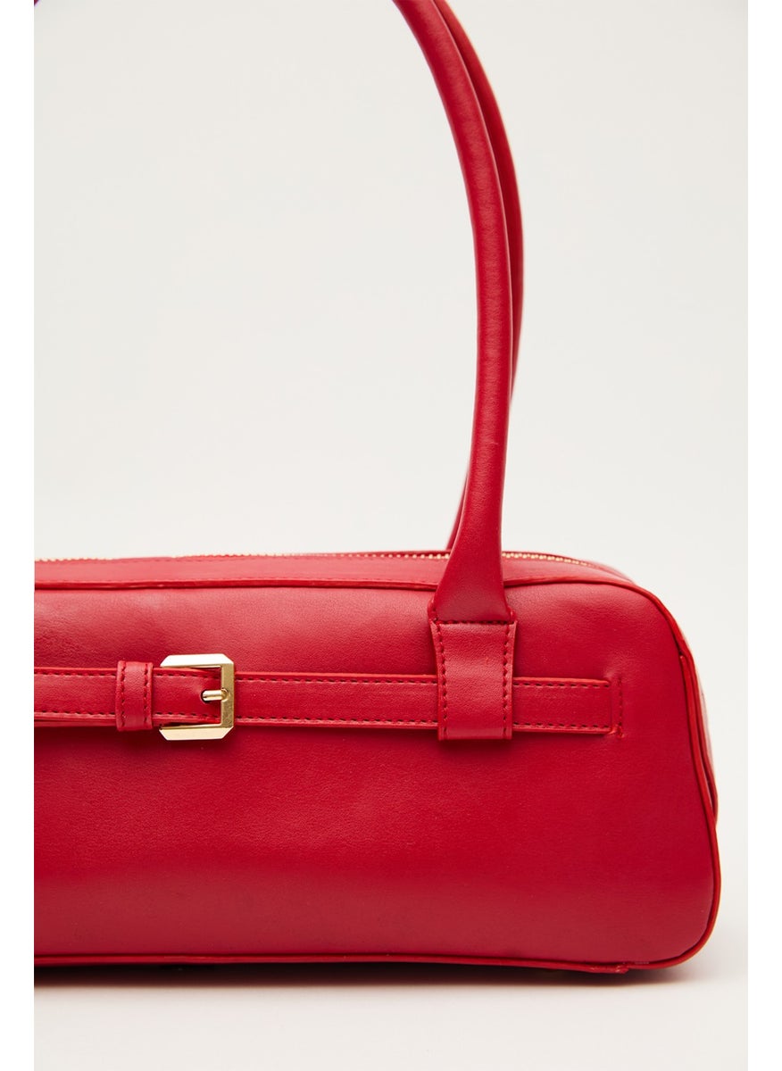 Manuka - Ashley Belt Shoulder Bag Red - Image 1
