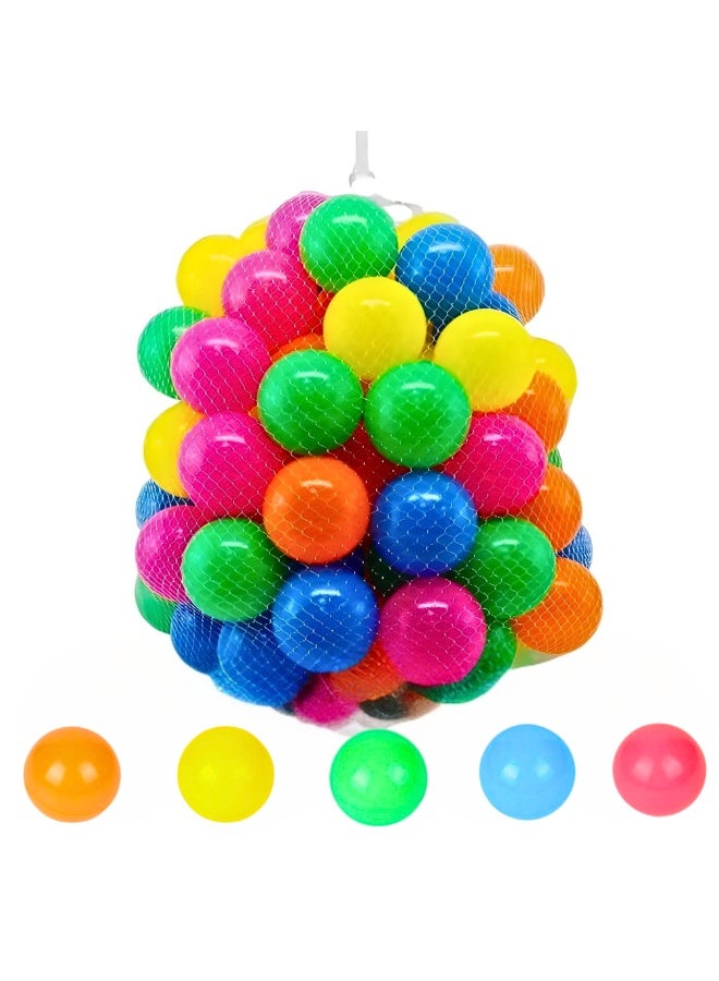 VIO 6 CM 50 PCS Soft Plastic Ball for Kids Play Tent Play Area Baby Playpen Baby Playhouse Kiddie Pool Water Toys Party Decoration Non Toxic Colorful Ball Pit Balls for Kids Plastic Balls with Reusable Net Bag Perfect for Play Tents Parties Indoor Outdoor Gift for Baby Toddler Birthday Gift Christmas Gift Soft Ocean Pit Toy Balls Play Set - Image 3