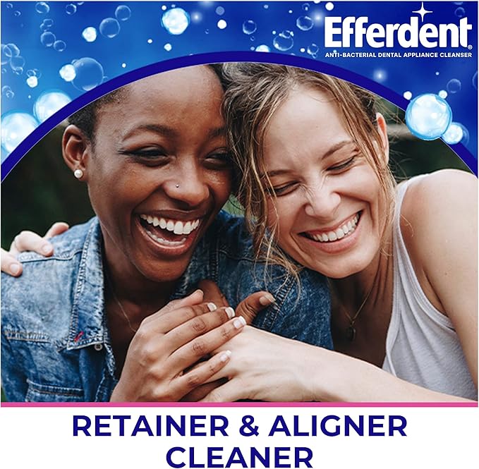 Efferdent Retainer Cleaning Tablets, Denture Cleaning Tablets for Dental Appliances, Minty Fresh & Clean, 44 Count - Image 5