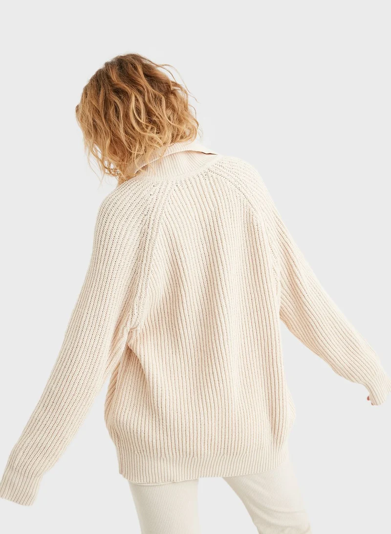 آري من امريكان ايجل Polo Neck Knitted Sweater