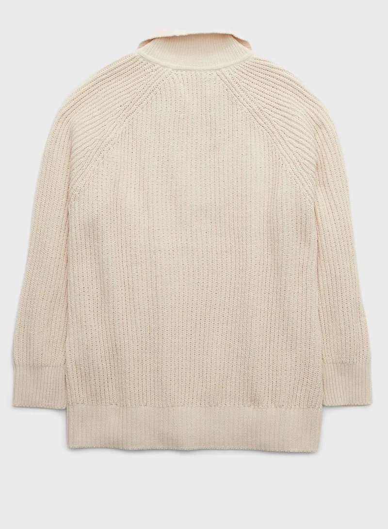 آري من امريكان ايجل Polo Neck Knitted Sweater