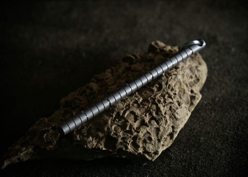 TEC Accessories - Inchworm - Titanium - Ruler - Imperial Units - Keychain Tool - Everyday Carry - Image 2