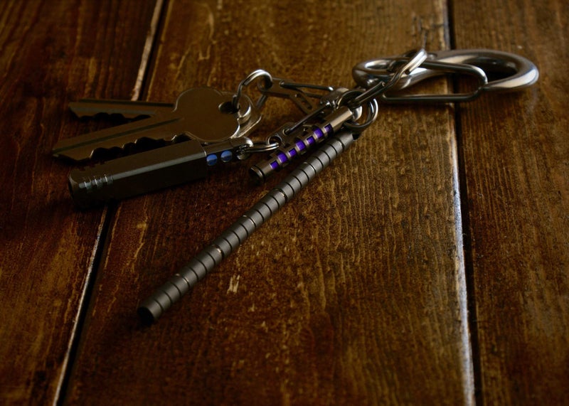 TEC Accessories - Inchworm - Titanium - Ruler - Imperial Units - Keychain Tool - Everyday Carry - Image 3