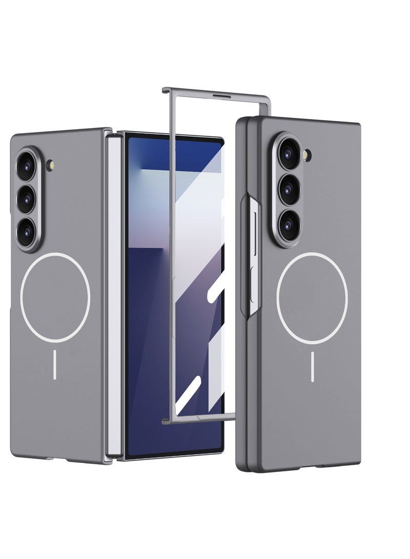 GKK Stylish Slim Protective Case Compatible with Samsung Galaxy Z Fold 7 5G (2025) , Polycarbonate with Screen Protector and [Compatible with MagSafe], Full-Cover Hard Shell - Image 1