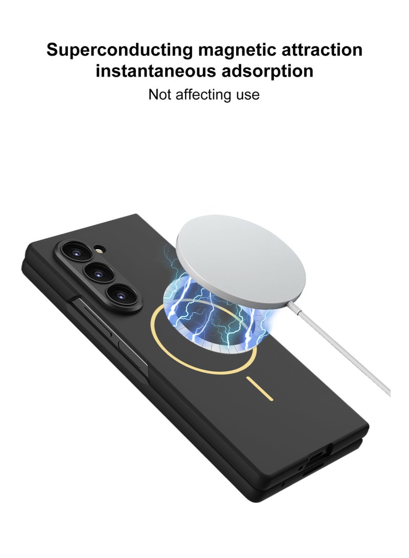 GKK Stylish Slim Protective Case Compatible with Samsung Galaxy Z Fold 7 5G (2025) , Polycarbonate with Screen Protector and [Compatible with MagSafe], Full-Cover Hard Shell - Image 3