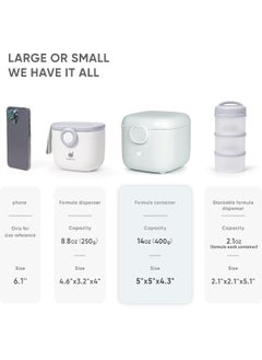 Termichy Termichy Milk-Powder Formula Dispenser Container: 14OZ Baby Formula Storage Container for Travel - Portable Formula Holder 400g  - Image 5