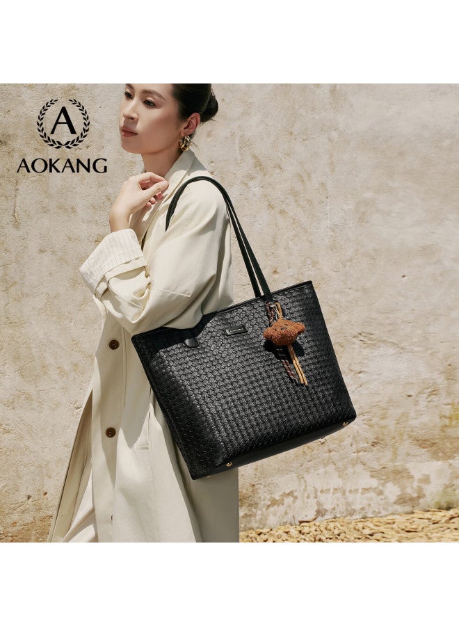Aokang Women's Bag Trendy Large Capacity Underarm Shoulder Bag Lightweight Luxury Tote Birthday Gift For Girlfriend Wife - Image 3