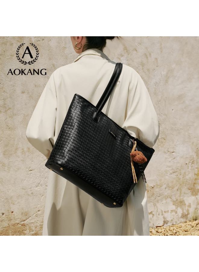 Aokang Women's Bag Trendy Large Capacity Underarm Shoulder Bag Lightweight Luxury Tote Birthday Gift For Girlfriend Wife - Image 4