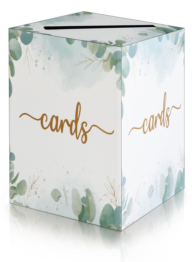 أور ورم صندوق بطاقات OurWarm Greenery، حامل نقود من الورق المقوى، لوازم حفلات، صندوق بطاقات هدايا لحفلات الزفاف، وأعياد الميلاد، وحفلات استقبال المولود، والذكرى السنوية - Image 1