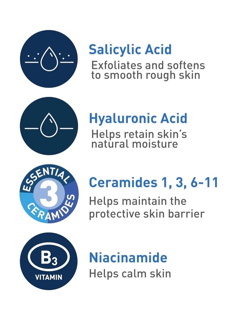 CERA CeraVe SA Renewing Cleanser Salicylic Acid Face Wash  - Image 4