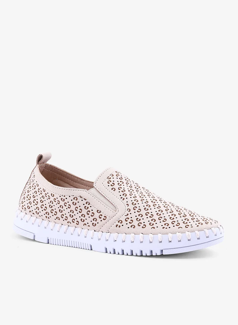 Laser-Cut Comfort Loafers