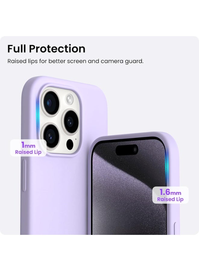 Compatible with iPhone 13 Pro Max Case 6.7 Inch Slim Liquid Silicone 4 Layers Soft Gel Rubber Shockproof Protective Phone Case with Anti Scratch Microfiber Lining (Moov) - Image 5