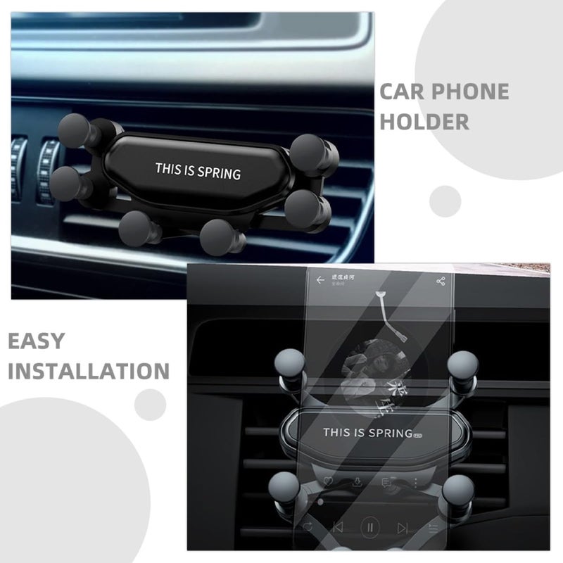 Universal Car Air Vent Phone Mount Holder 7 Point Support Clip Compatible Most Smartphones - Image 4