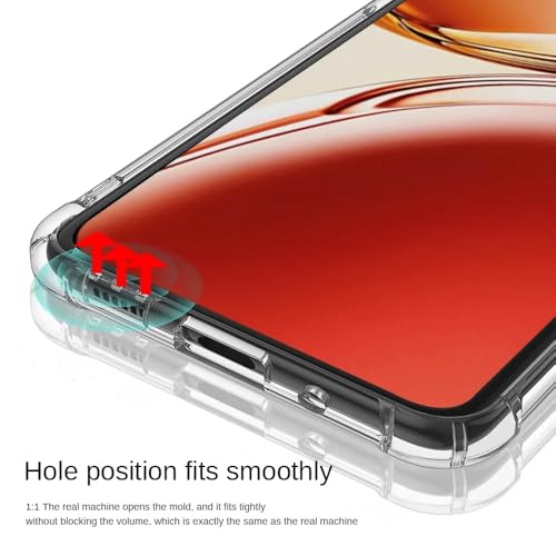 REALCASE Silicone Oppo F29 5G Back Cover Case, Scratch Resistant Protective Crystal Clear Transparent Shock Proof Bumper Back Cover Case for Oppo F29 5G - Image 3