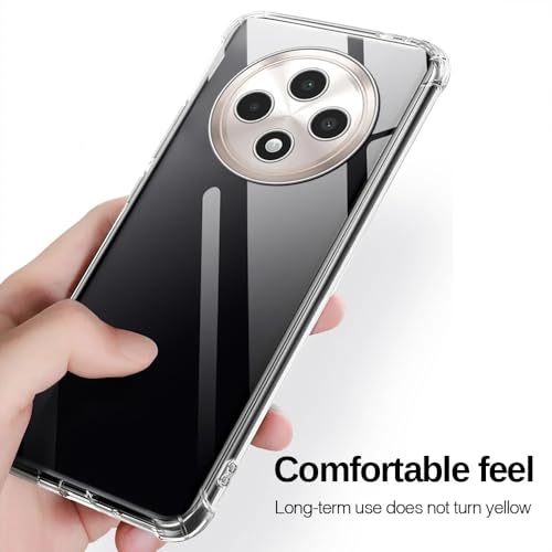 REALCASE Silicone Oppo F29 5G Back Cover Case, Scratch Resistant Protective Crystal Clear Transparent Shock Proof Bumper Back Cover Case for Oppo F29 5G - Image 4