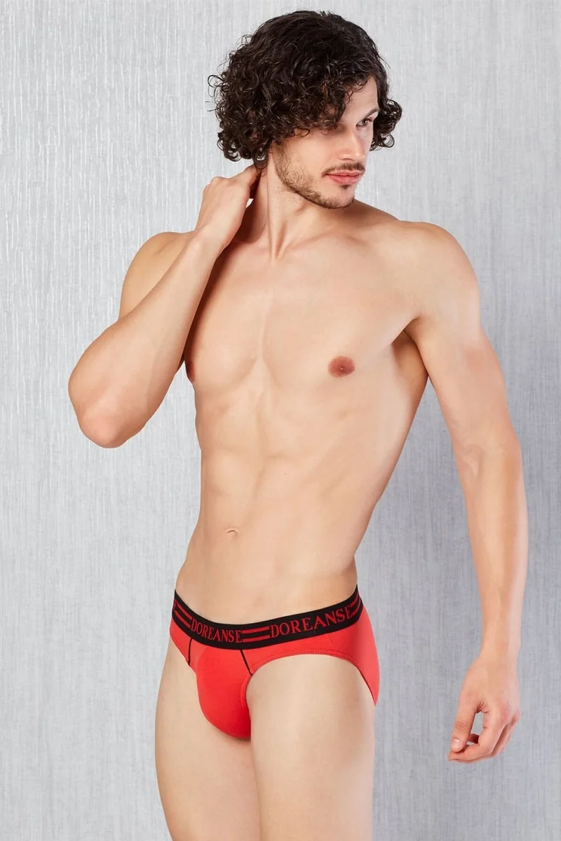 Doreanse Red Men's Slip 1349