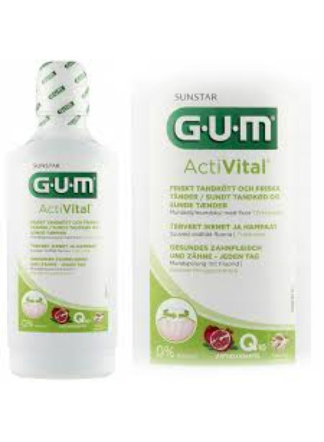 GUM ActiVital Mouthwash 500ML - Image 4