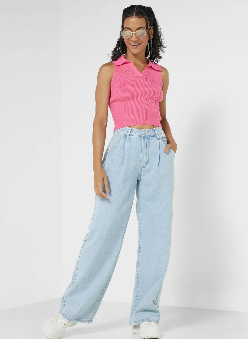 Ginger Polo Neck Vest