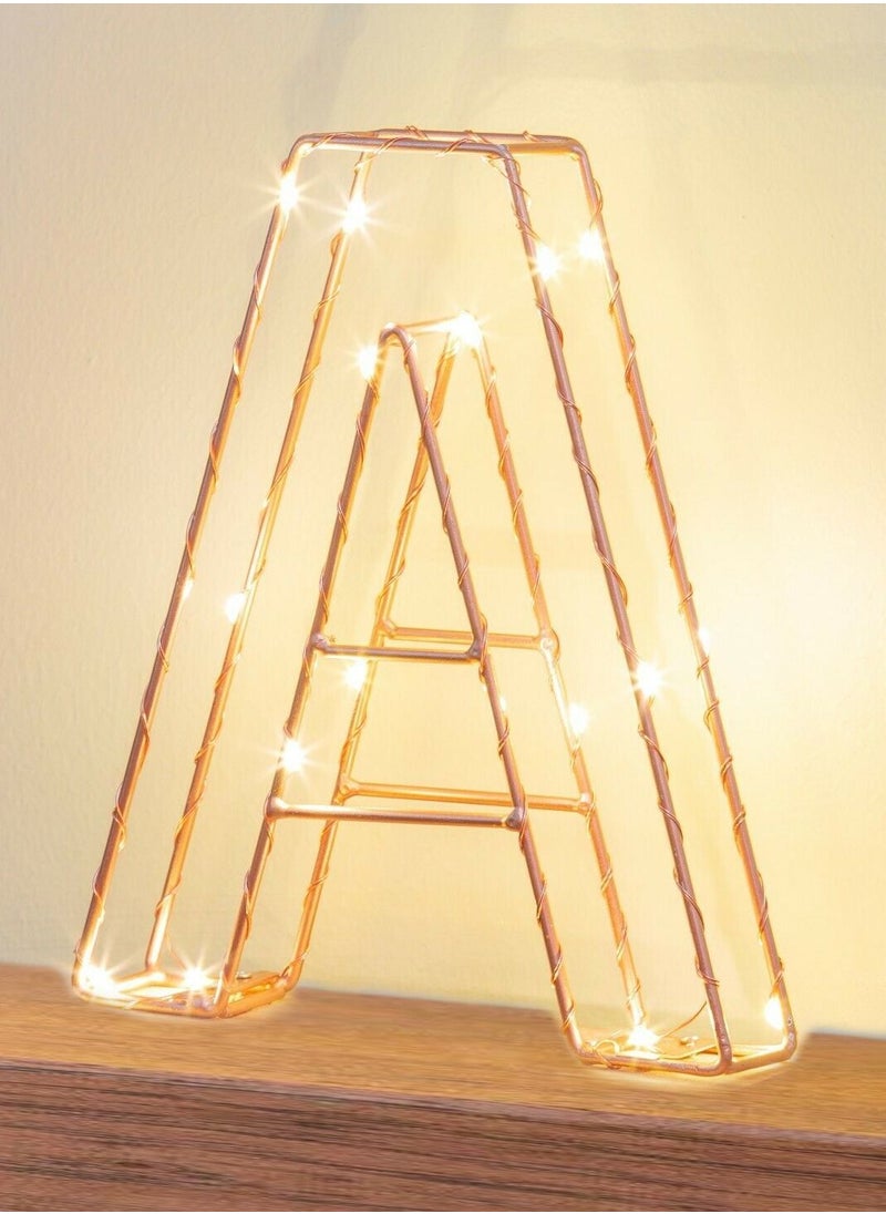 Golden Letter A Glowing with LED Lights 25cm - pzsku/Z74AC235E27D8F9A8CE25Z/45/_/1647677829/7c95404e-3956-4411-bebc-7b91d4bf0fba