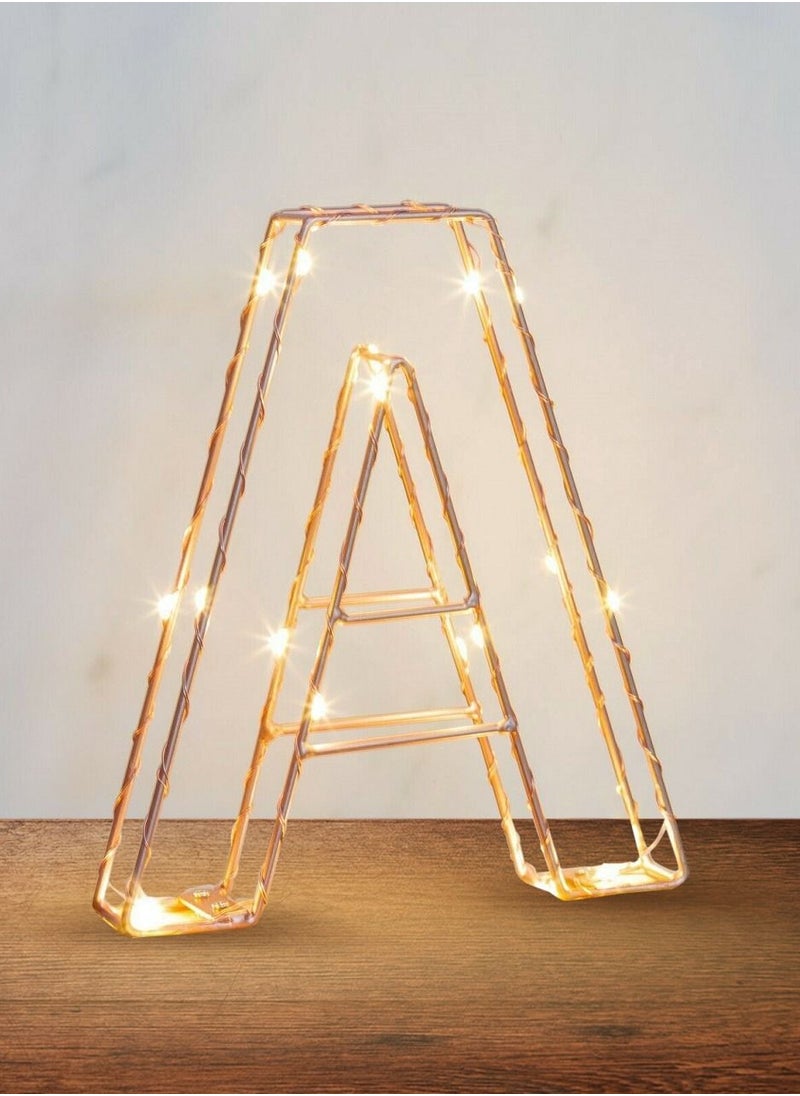 Golden Letter A Glowing with LED Lights 25cm - pzsku/Z74AC235E27D8F9A8CE25Z/45/_/1647677829/844b5bc1-868a-4c86-a9ad-d665324a2fdc