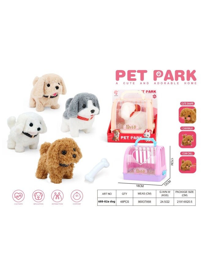 Children's Electric Simulation Cute Pet Rabbit Dog Cat Piggy Panda Elephant Dolphin Space Capsule Cage Toy-Color:688-82A-Specifications:A Single Style Must Be Shipped In Multiples Of 144 Pieces  - Image 1