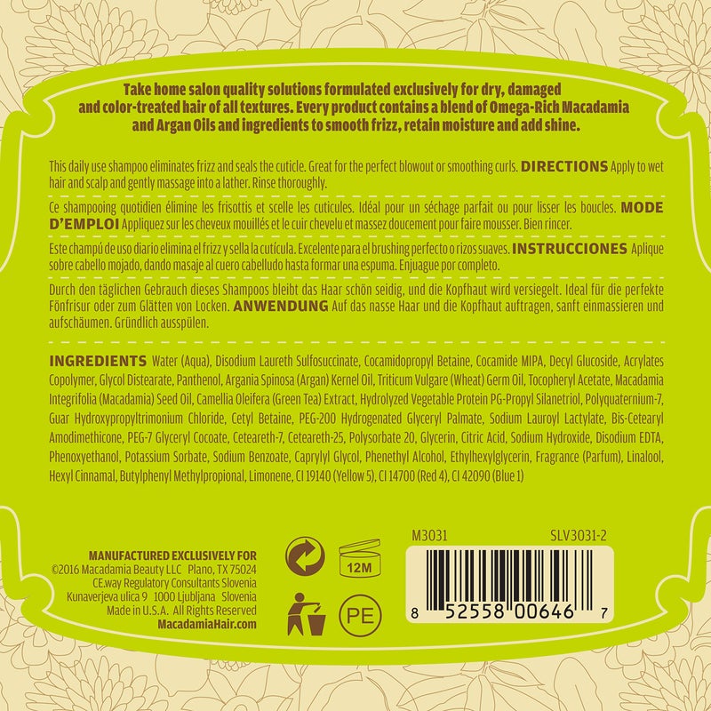 Macadamia Natural Oil Smoothing Shampoo 10 oz - Image 4