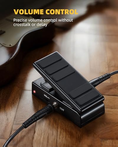 LEKATO Guitar Wah Pedal, Wah Volume Pedal, Mini Small Electric Guitar Effect Pedal with Active Volume Control, 2 in 1 Combo Electric Guitar Pedal - Image 3