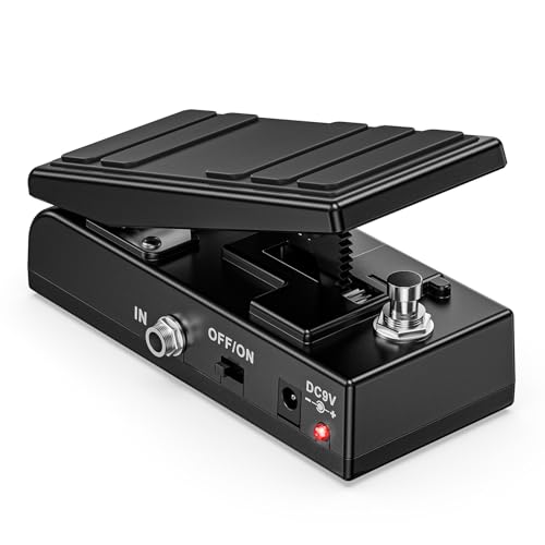 LEKATO Guitar Wah Pedal, Wah Volume Pedal, Mini Small Electric Guitar Effect Pedal with Active Volume Control, 2 in 1 Combo Electric Guitar Pedal - Image 1