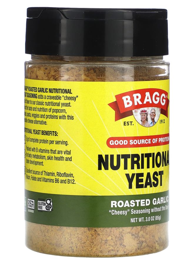 Bragg Nutritional Yeast Roasted Garlic 3 oz (85 g) - Image 2