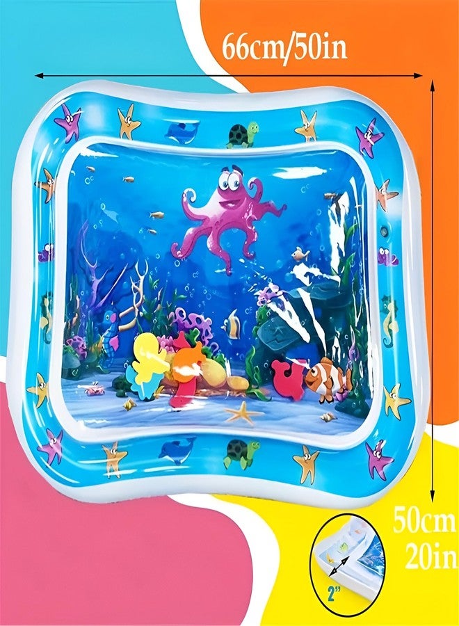 Dustex Inflatable Water Mat: Stimulating Play for Newborns, Interactive Promoting Sensory Development in a Safe and Enjoyable Water-Filled Environment. (Multicolor) - Image 2