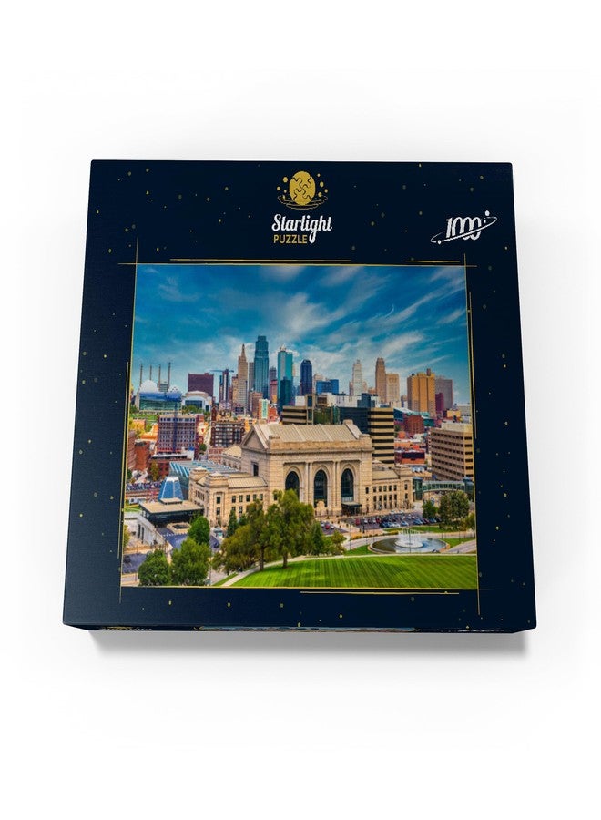 MyPuzzle.com MyPuzzle Skyline of Kansas City, Missouri, USA - Premium 1000 Piece Jigsaw Puzzle for Adults - Image 4