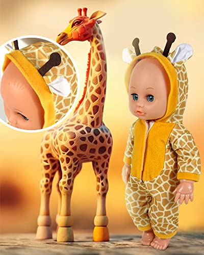 ARTST Doll Clothes,12 inch Baby Doll Clothes[6 Sets Animal Styling ] for 10/ 11 /12 inch Baby Dolls - Image 4