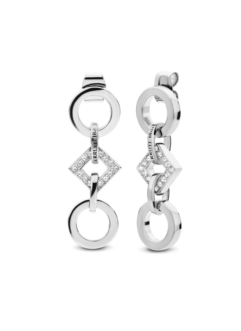 CERRUTI 1881 - Silver Earrings For Women - Image 1