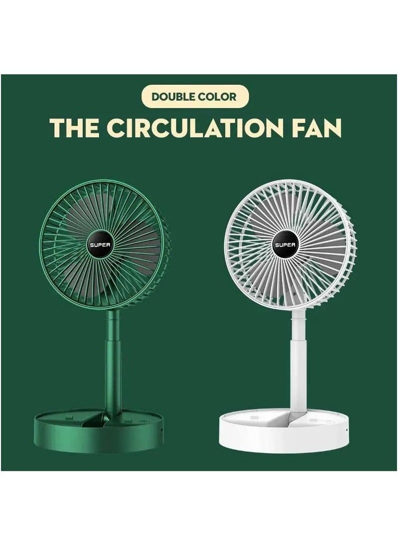 Rechargeable Mini Table Fan 180 Degree Adjustable and Low Noise