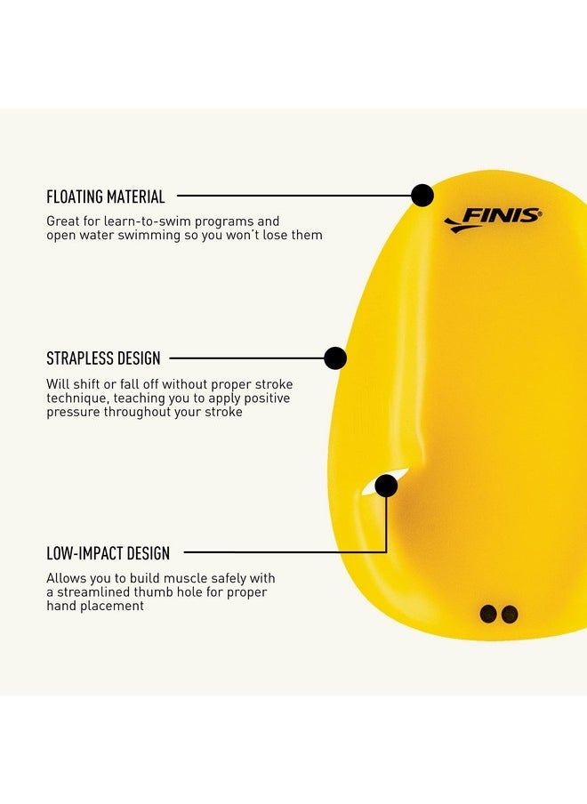 FINIS - Agility Paddles Floating - High-Quality Swim Paddles For Lap Swimming - Swim Gear For Beginners To Triathlon Athletes - Pool And Swimming Accessories To Improve Speed And Form - Medium - Image 1