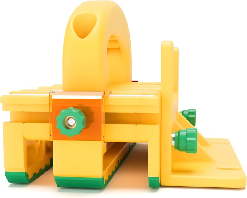 MICRO JIG GRR-RIPPER+ by . Includes SafeRip Kit. Fully Adjustable 3D Push Block for Table Saws, Router Tables, Band Saws, and Jointers. (SKU: GR-100+) Yellow/Green - Image 1
