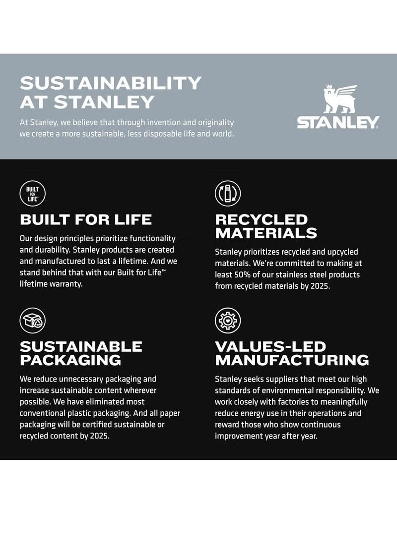 Stanley Stanley Stainless Steel Tumbler - Vacuum Insulated Water Bottle for Home, Office or Car Reusable Cup with Straw Leak Resistant Flip Cold for 12 Hours or Iced for 2 Days, 30oz  - Image 4