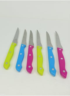 Multicolor 6 Fruits knives