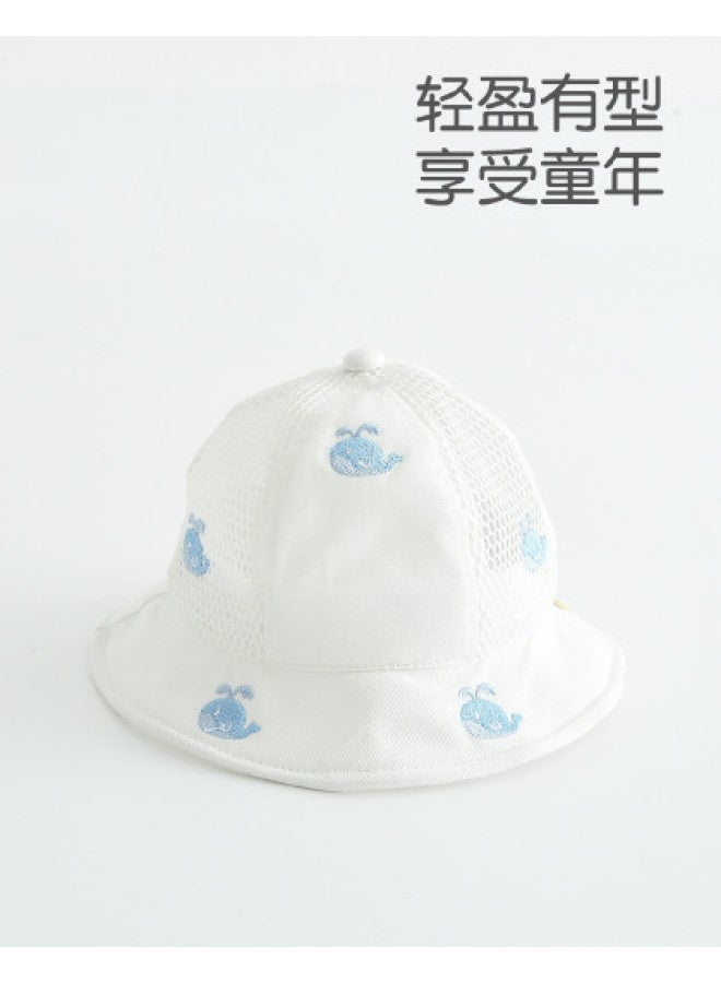 Bumblebee Baby Mesh Ultra-light Sun Hat Outdoor Shade Cap Embroidered Fisherman Hat Boneless Foldable For Easy Storage - Image 1