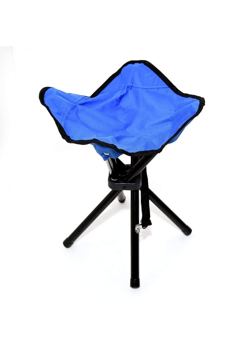 LEXAZO Lexazo Foldable Stool Portable Travel Chair FourLeg Stool for Outdoor Travel 30 X 30 X 35 cm Multi Color  - Image 3