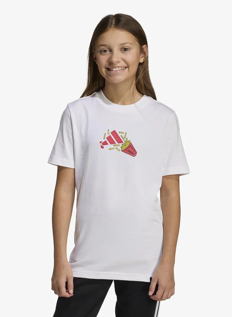 Adidas Youth Food Pack Graphic T-Shirt