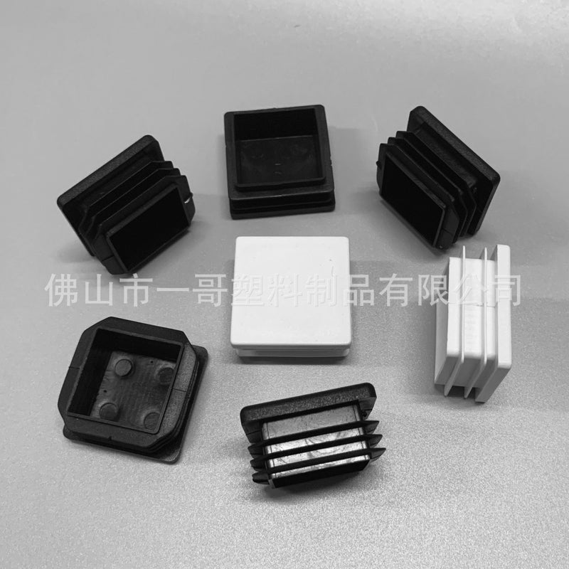 40X40 Square Pipe Plug Guardrail Plastic Plug Closure Cover Table And Chair Non-Slip Plastic Foot Pad Square Pipe Stainless Steel Cap - Image 4