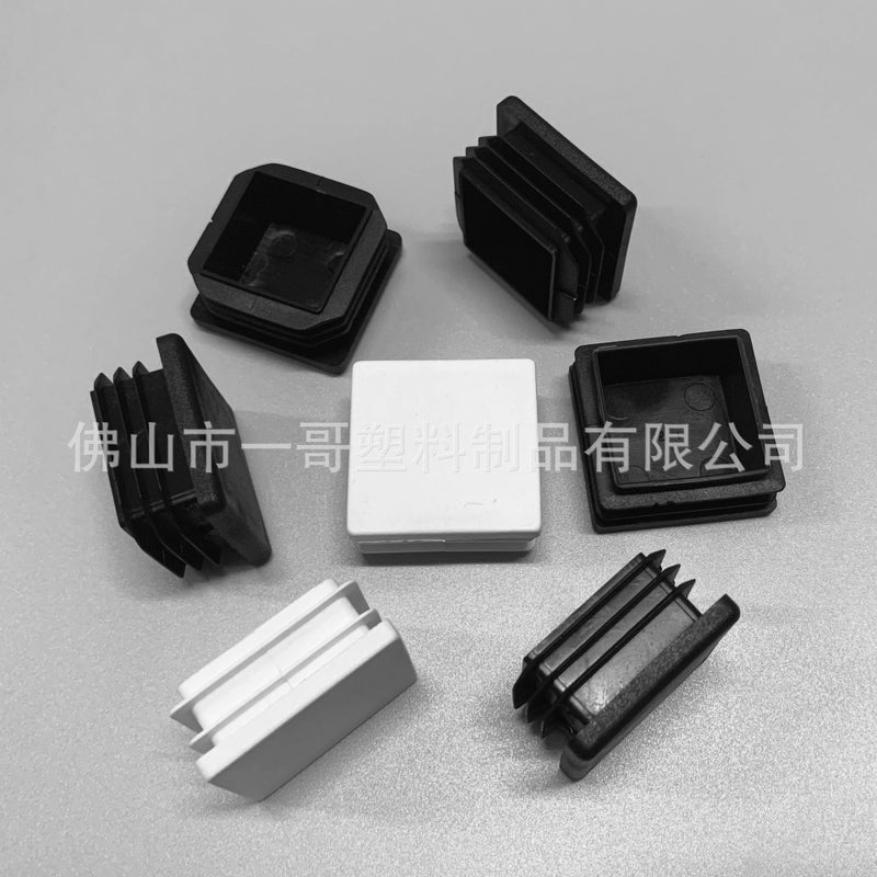 40X40 Square Pipe Plug Guardrail Plastic Plug Closure Cover Table And Chair Non-Slip Plastic Foot Pad Square Pipe Stainless Steel Cap - Image 5