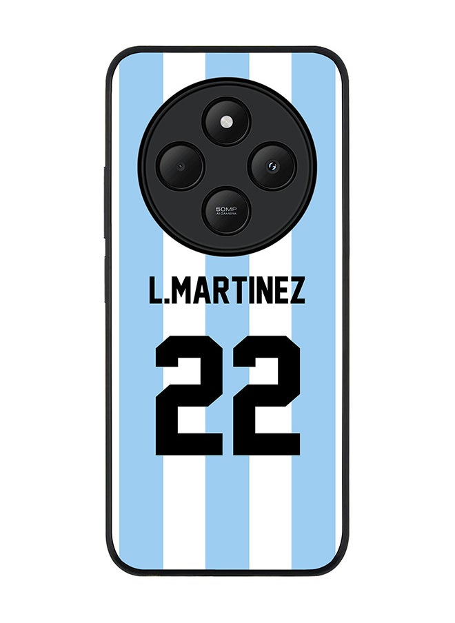 Stylizedd For Xiaomi Poco C75 Case,Slim fit Camera Protection, Shockproof Thin Phone cover - Football Argentina, L.Martinez  - Image 1