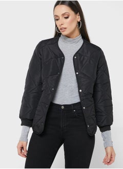Quilted Button Down Jacket
