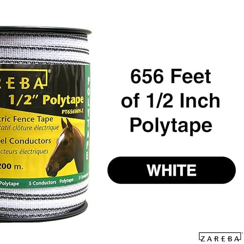 Zareba PT656WH-Z 1/2-Inch 200m Polytape,White - Image 3