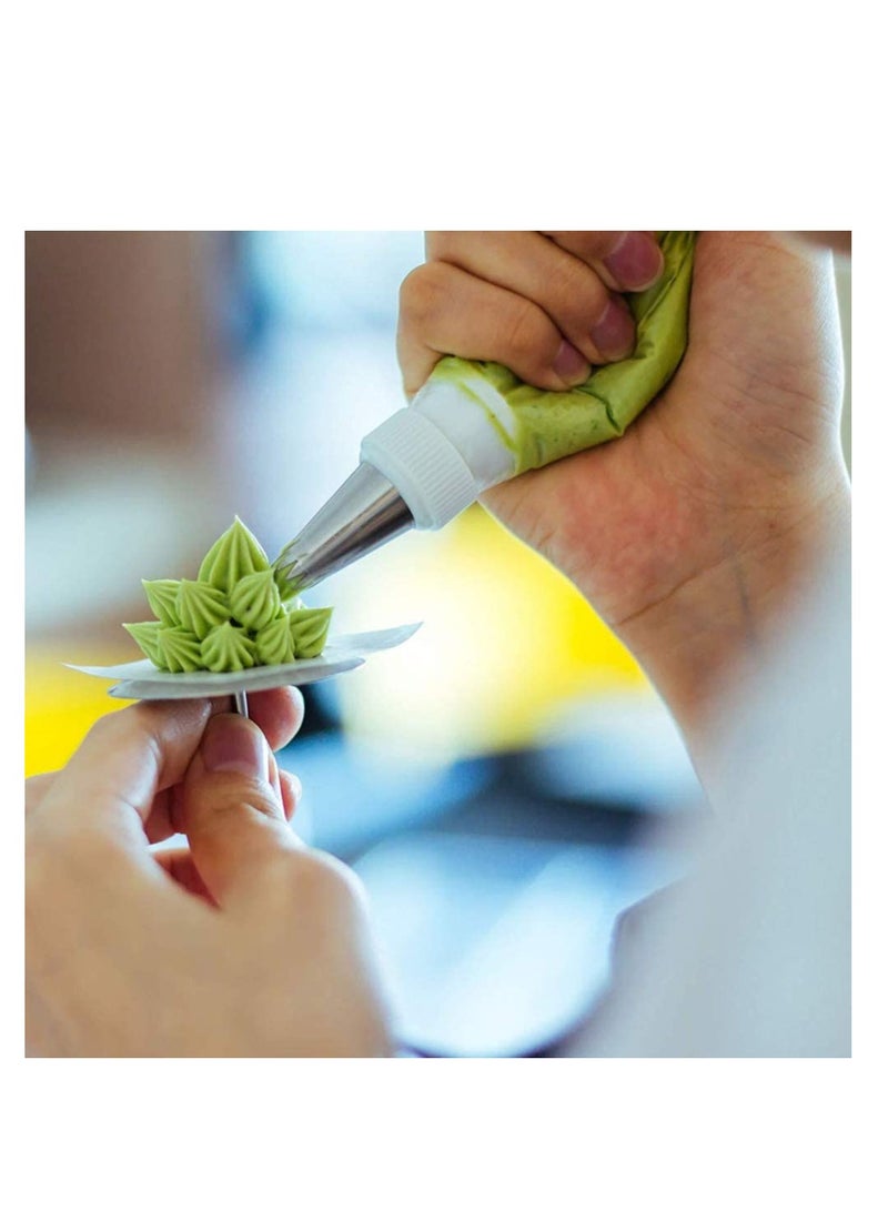 SYOSI Cake Decorating Kits Cake Decorating Tools Supplies Turntable Pastry Nozzles for Cream Confectionery Bags Icing Piping Nozzles Tips Baking Tools for Cakes 62 PCS - Image 2