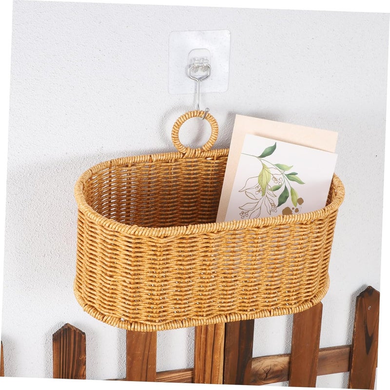 Easy handling optimized design Homoyoyo Small Woven Basket Wall Hanging Baskets Elegant Wall Storage for Fruits and Vegetables Garlic Economical varied design options Upgraded general grade quality In-house warehouse packing Flexible usage build Wide usage compatibility Simple multi-feature practical build Cleaner resistant Polished safe edge All-scene compatible build Diverse operating method fit Gulf market standard build Instant order available stock Low maintenance Classic practical design All need matching options High precision lightweight material Priority based order prep Assorted color options User tested optimized build Dense area priority deliver Smooth joint Globally selected raw material Trusted all-purpose quality Climate adapted upgraded quality - Image 4