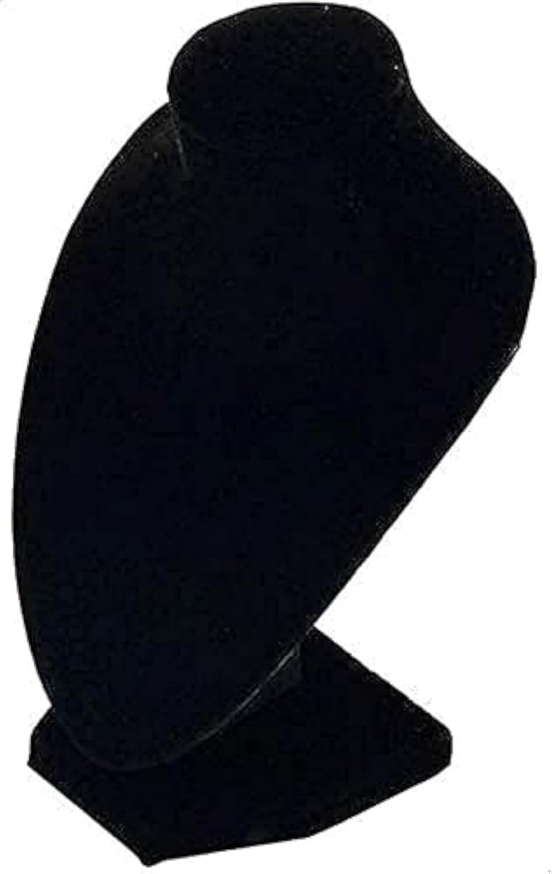 Mannequin Necklace Jewelry Pendant Display Stand Holder (Black)